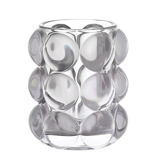 Подсвечник стеклянный Bauble 10 см 591-388 Серый (32997)
