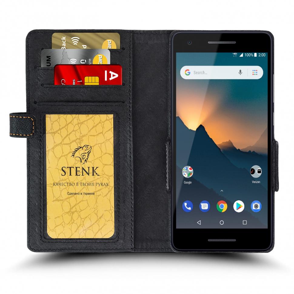 Чехол книжка Stenk Wallet для Nokia 2 V Черный (67267)