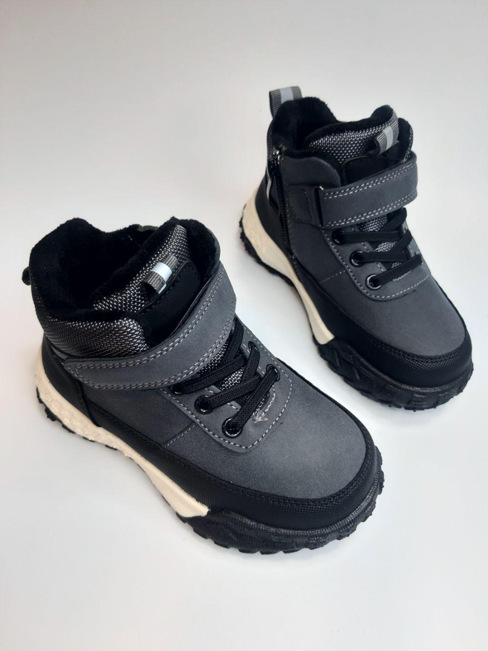 Черевики для хлопчика Clibee р. 32 20,2 см Сірий (85 bl-grey) - фото 5 Черевики для хлопчика Clibee р. 32 20,2 см Сірий (85 bl-grey) - фото 5