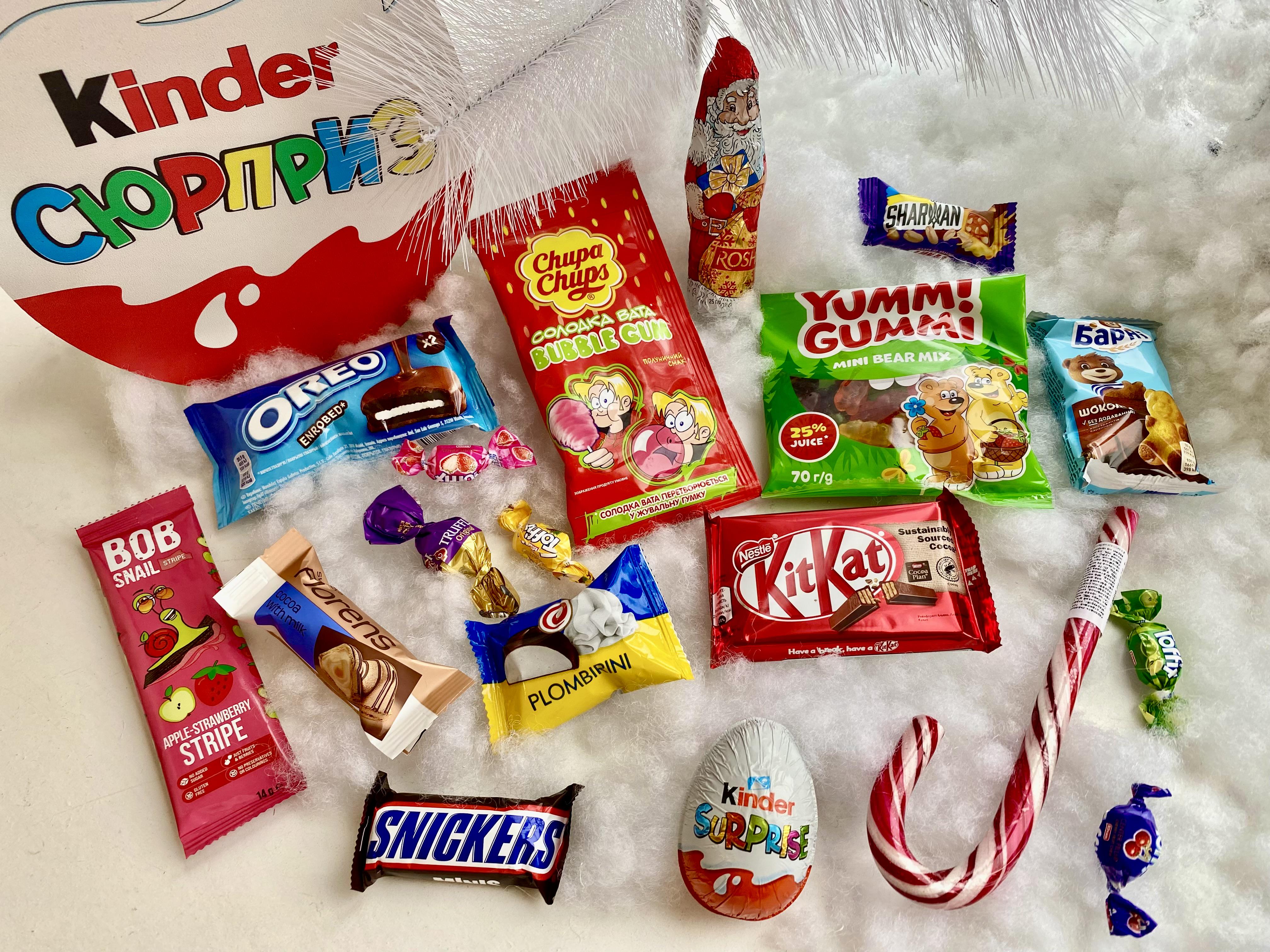 Бокс новорічний Кіндер з солодощами (13714522) - фото 4