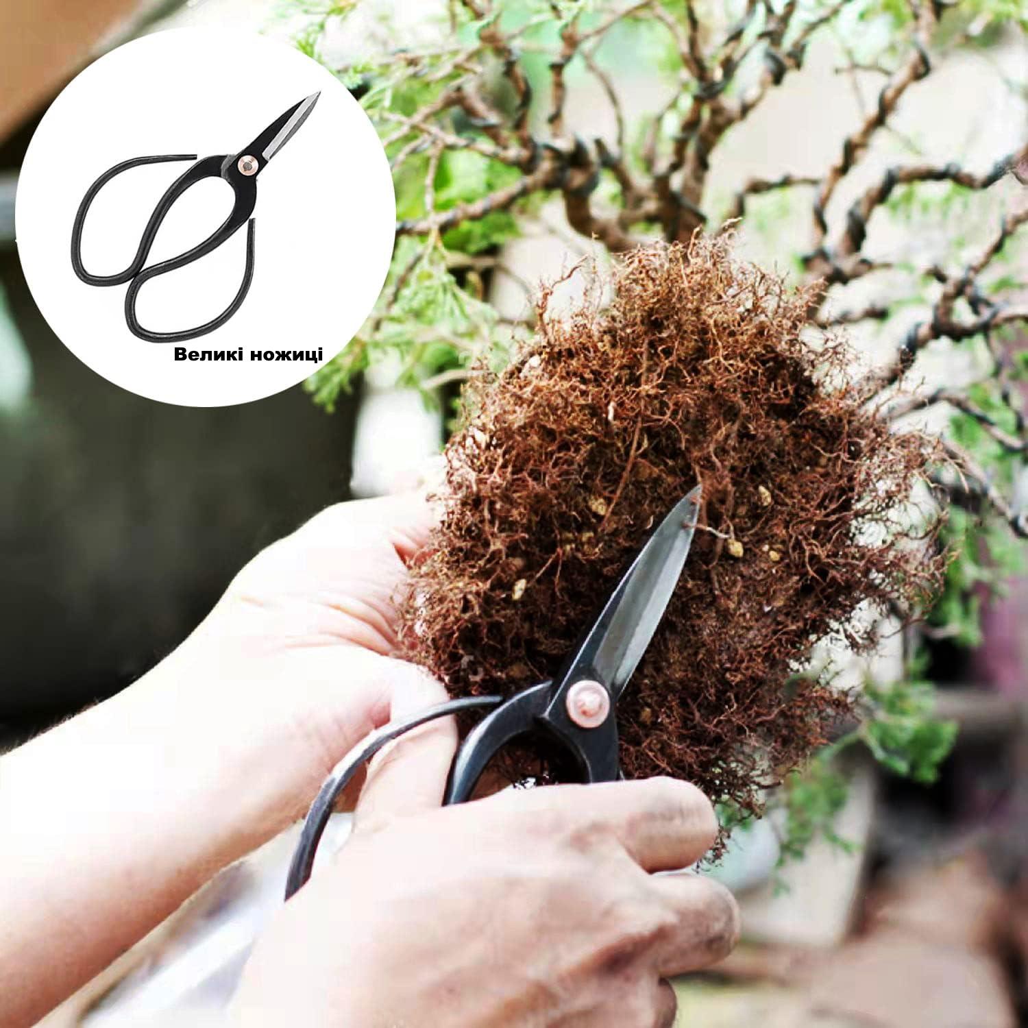 Набір садових ручних інструментів Fepinc 23в1 для бонсай та інших рослин з кейсом Чорний - фото 8 Набір садових ручних інструментів Fepinc 23в1 для бонсай та інших рослин з кейсом Чорний - фото 8