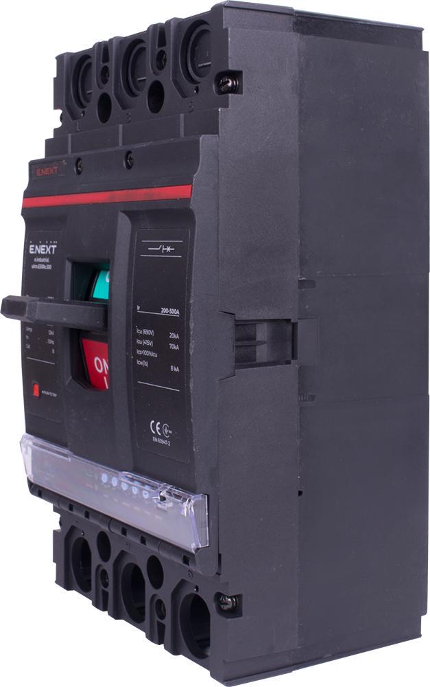 Автоматичний вимикач E.NEXT e.industrial.ukm.630Re.500 3Р 500А 70кА з електронним розчеплювачем (i0770046)