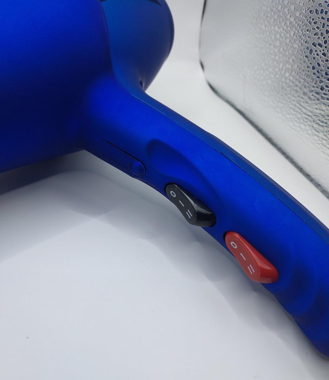 Фен професійний ДенІС professional 9998 ION 2800 Вт Blue (1453071458) - фото 6