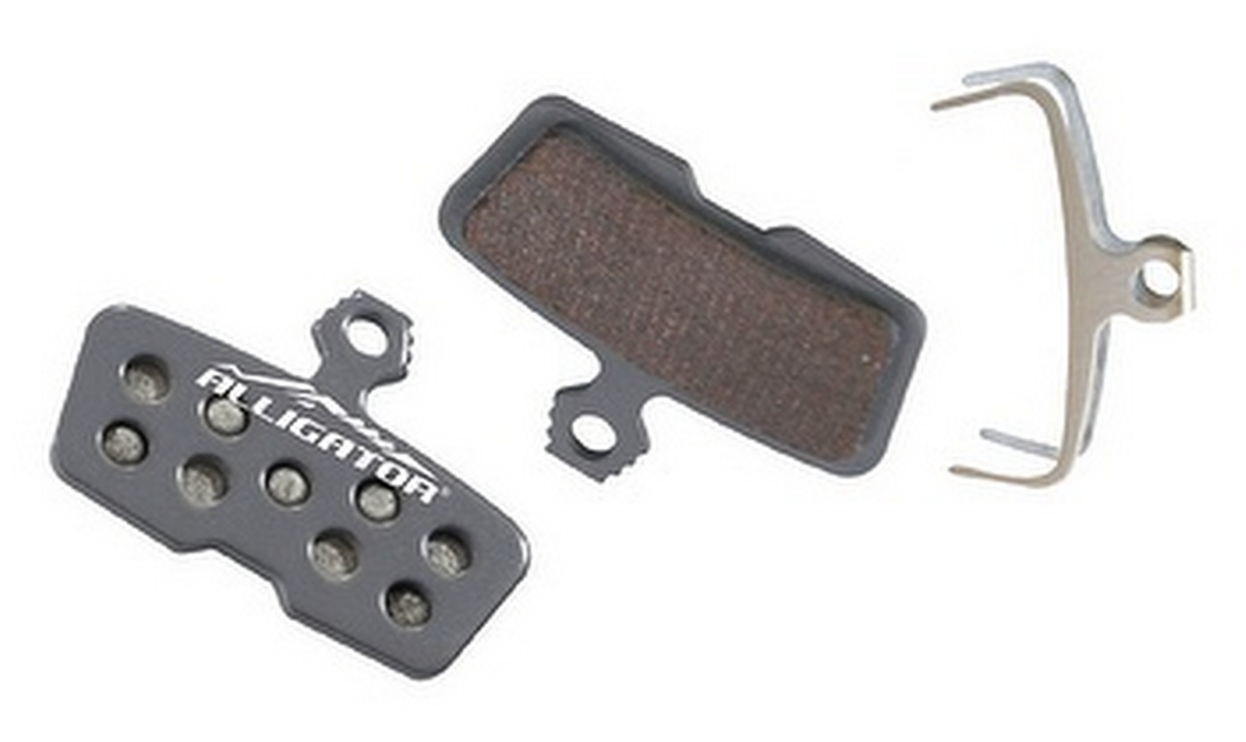 Колодки гальмівні Alligator HK-BP042-DIY+ для Avid Code R напівметал та 2 пружинки (HK-BP042-DIY+)