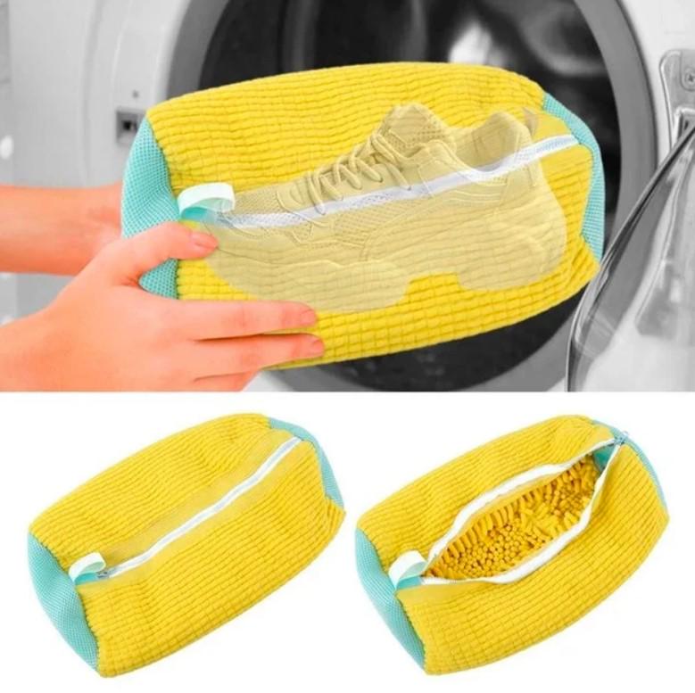 Сумка-мішок для прання білизни BauTech 39x19 см Жовтий (29464077) - фото 11 Сумка-мішок для прання білизни BauTech 39x19 см Жовтий (29464077) - фото 11