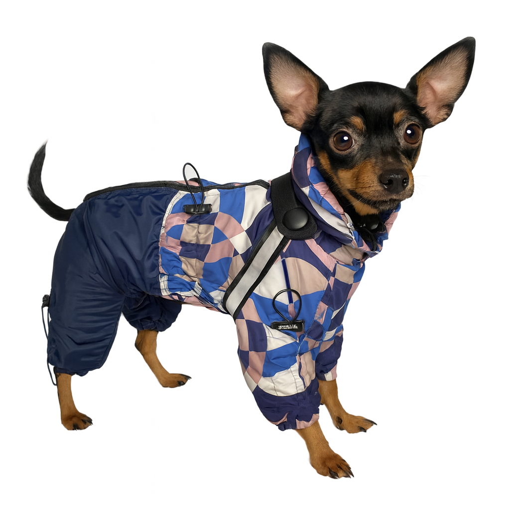 Комбинезон утепленный Diego Snow Sintepon M Геометрия р. 1 Синий (124181968)