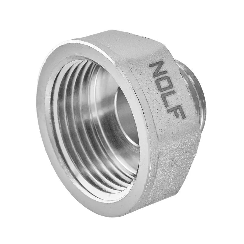 Переходник Nolf NFC.A0608-N 3/4"Fx1/2"M внутренняя-внешняя резьба из никелированной латуни (OL-NF3086)