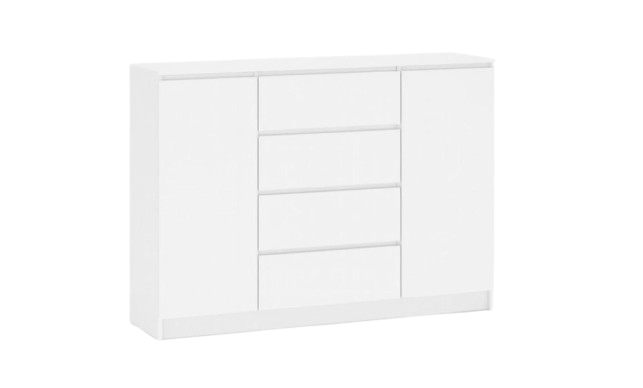 Комод Mebel Service Бруклин 2Д4Ш 138,4х40х98,6 см Белый (28351782)