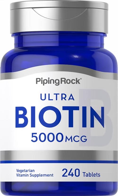 Биотин Piping Rock Biotin 5000 mcg 240 Tabs