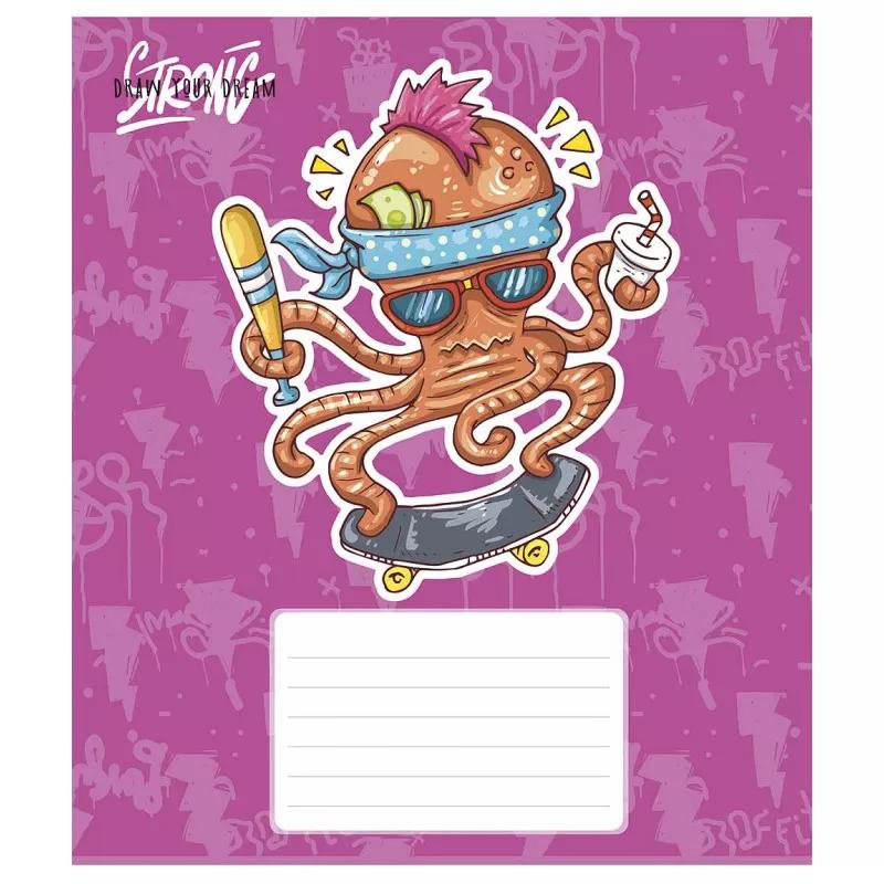 Школьная тетрадь в линейку Школярик 18 листов Разноцветный (NB-286-Z-71)