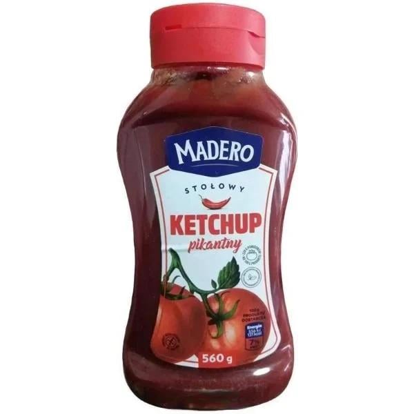 Кетчуп Madero Ketchup Stolowy pikantny без глютену 560 г