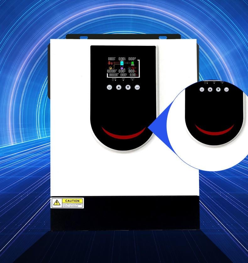 Інвертор гібридний 6,2 кВт 48V WI-FI модуль чиста синусоїда MPPT для сонячних панелей (0104) - фото 4 Інвертор гібридний 6,2 кВт 48V WI-FI модуль чиста синусоїда MPPT для сонячних панелей (0104) - фото 4