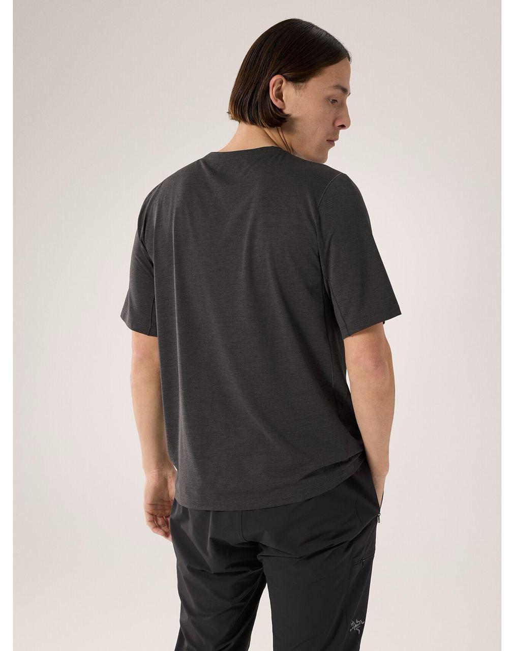 Футболка Arcteryx Cormac Crew Neck Shirt Ss Men's Black Heather L (Х000007664-BH-L) - фото 3