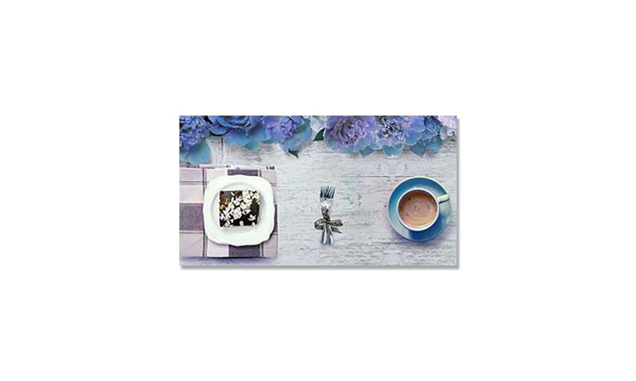 Наклейка виниловая на стол Zatarga Цветы и Чашки 650х1200 мм (1283915668) Наклейка виниловая на стол Zatarga Цветы и Чашки 650х1200 мм (1283915668)