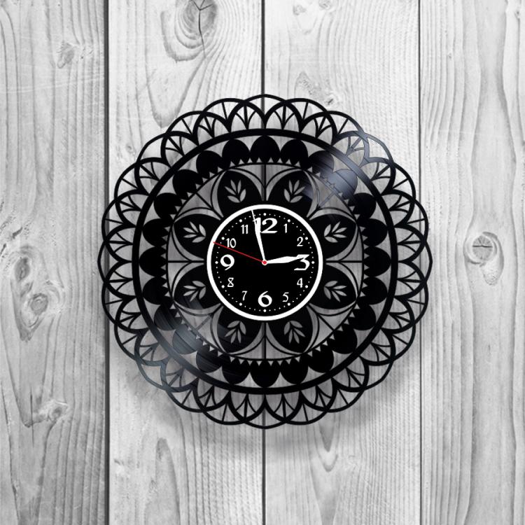 Часы настенные Лофт-винтаж 0145 из виниловой пластинки