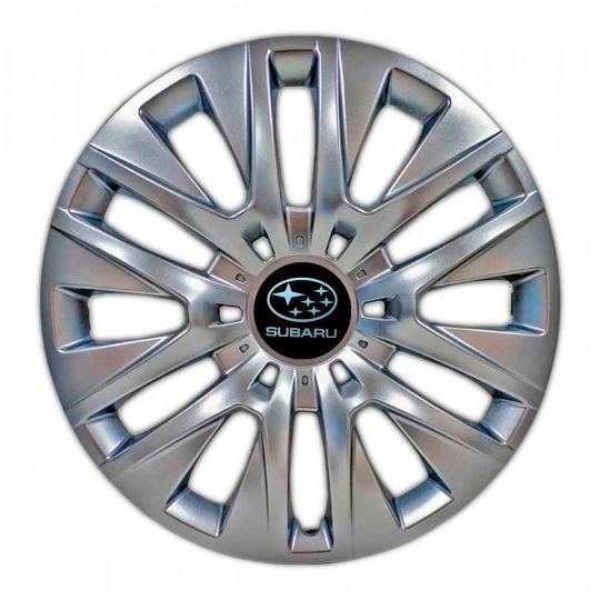 Автомобильные колпаки SKS 429 R16 с логотипом Subaru 4 шт. Серебристый