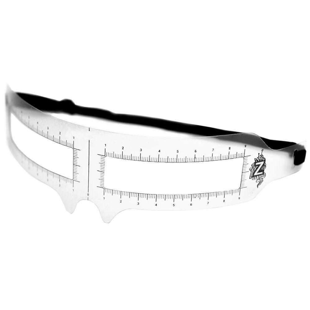 Линейка бровистая с резинкой Zola 28 см