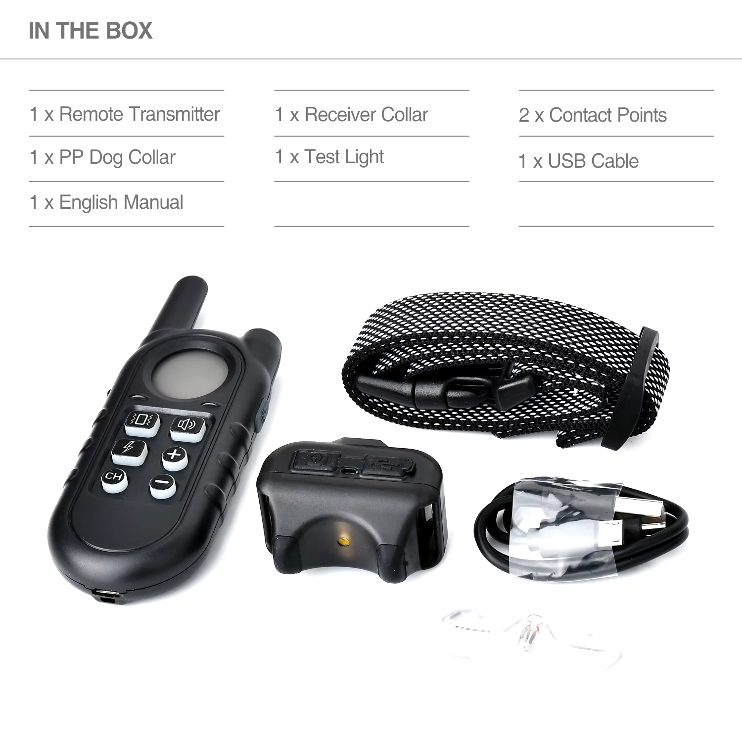 Нашийник електронний DOBE DB62 mini до 400 м для дресирування маленьких собак від 2,3 кг (201.2) - фото 16 Нашийник електронний DOBE DB62 mini до 400 м для дресирування маленьких собак від 2,3 кг (201.2) - фото 16