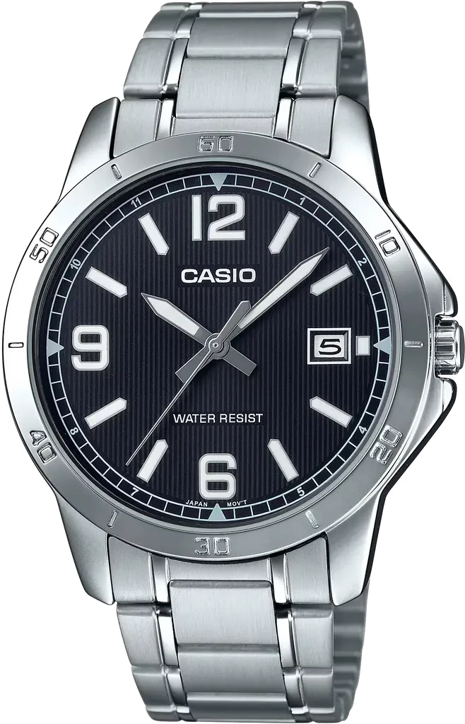 Наручные часы мужские Casio Timeless Collection MTP-V004D-1B2 Черные (3150736469)