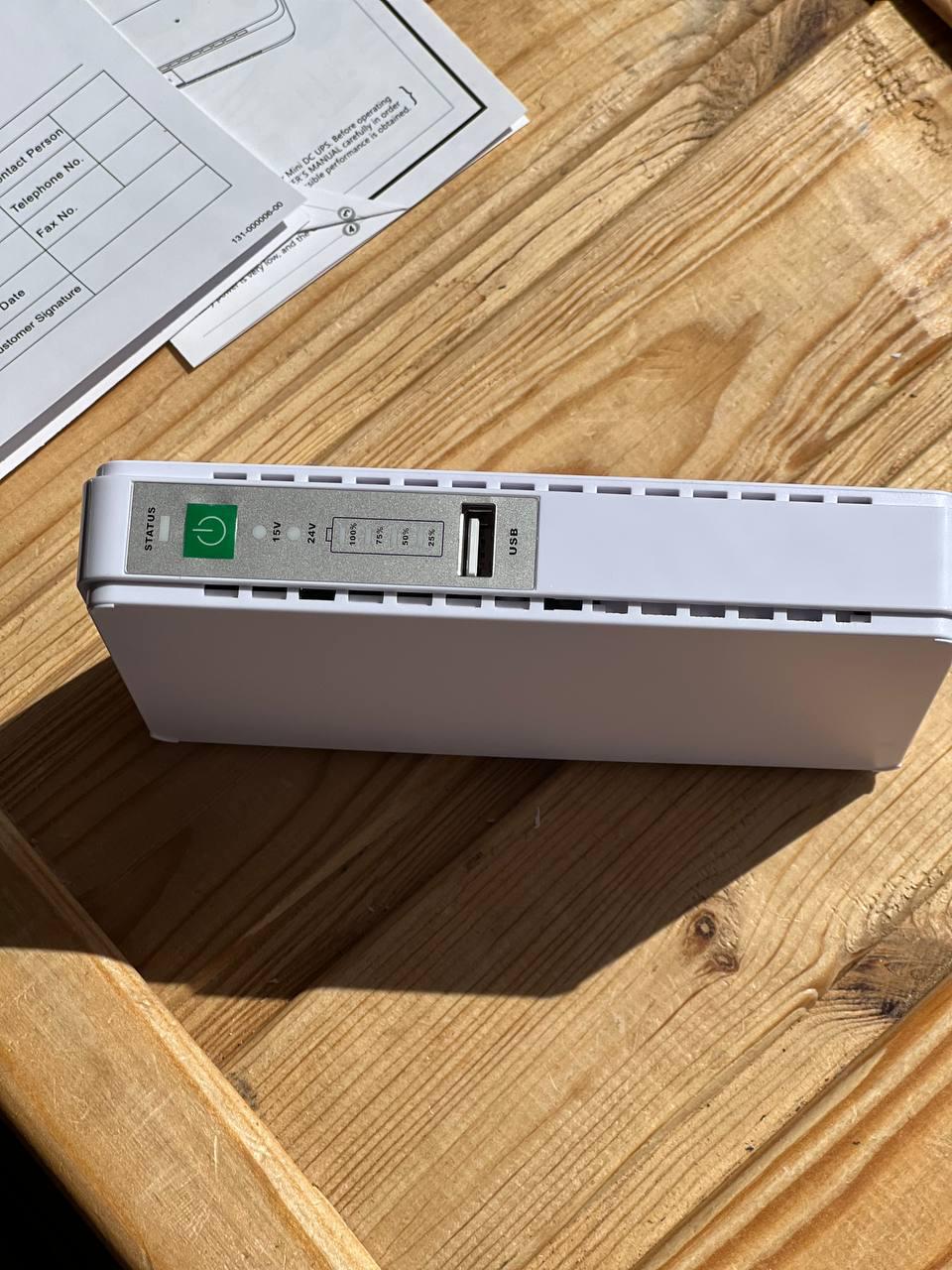 Джерело безперебійного живлення для роутера POE-532P Mini DC UPS 8800 mAh(1103) - фото 2