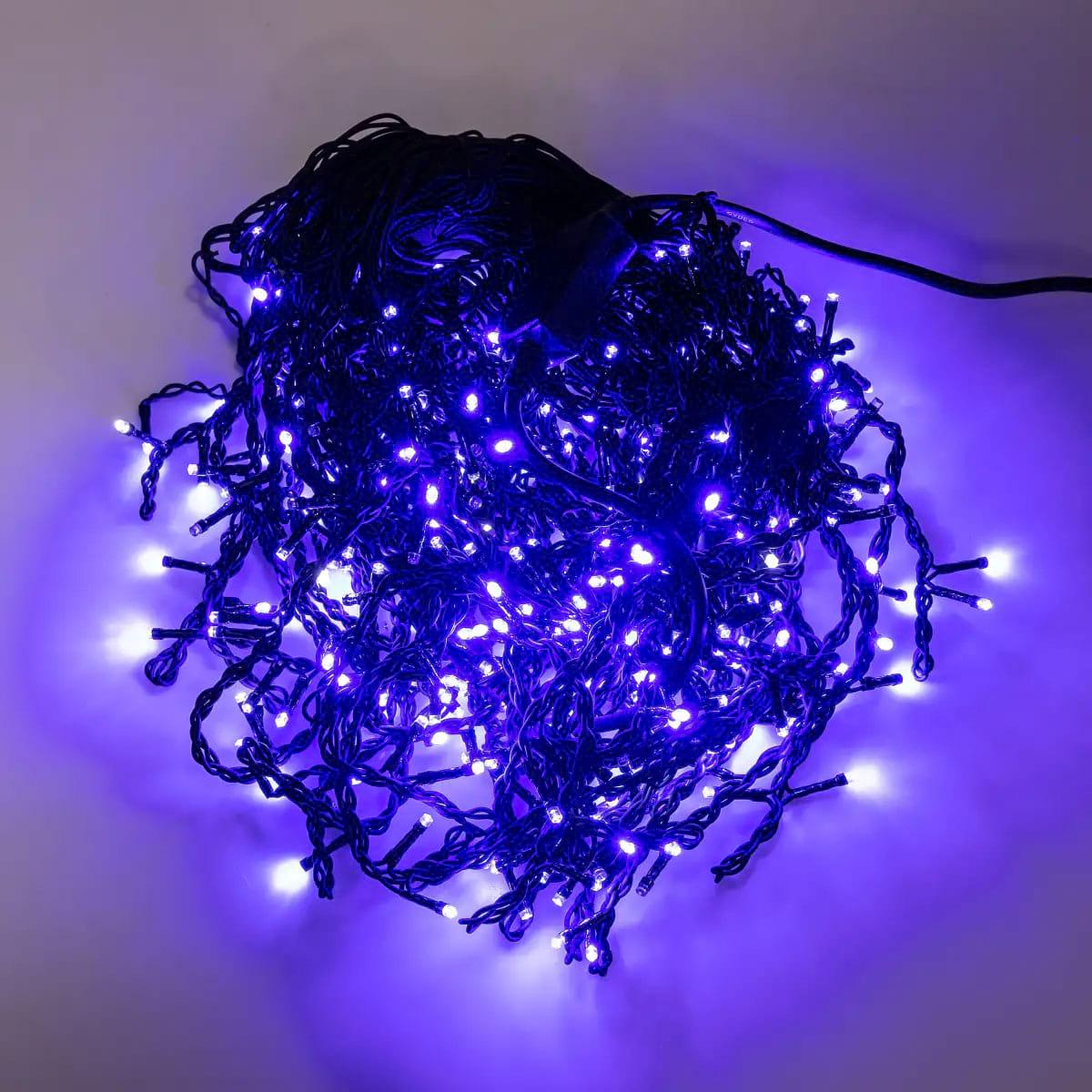 Гирлянда уличная Бахрома 20MBBL 20 м 335 LED Черный/Синий (29912628)