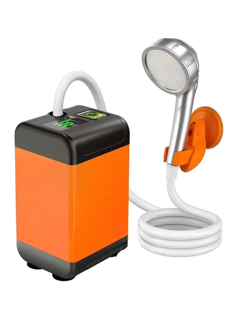 Душ для кемпинга туристический аккумуляторный SHOWER DUSH2662 с датчиком температуры и экраном Душ для кемпинга туристический аккумуляторный SHOWER DUSH2662 с датчиком температуры и экраном