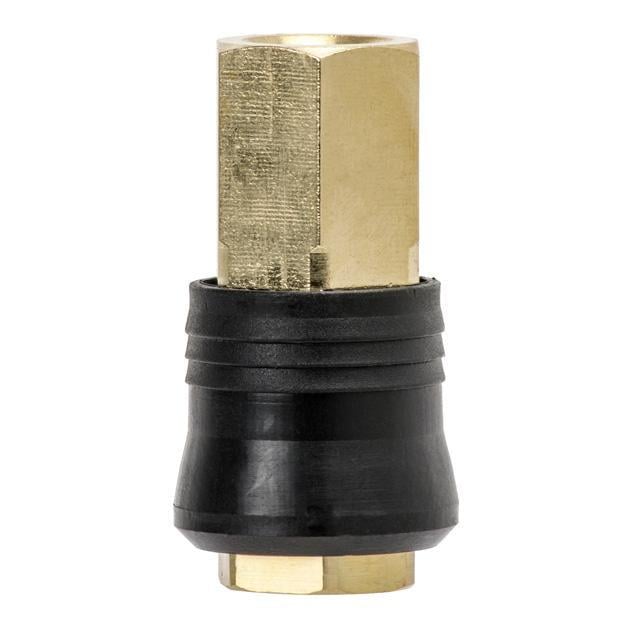 З'єднання швидкороз'ємне Intertool PT-1814 латунь з внутрішнім різьбленням 1/4" (9401711)