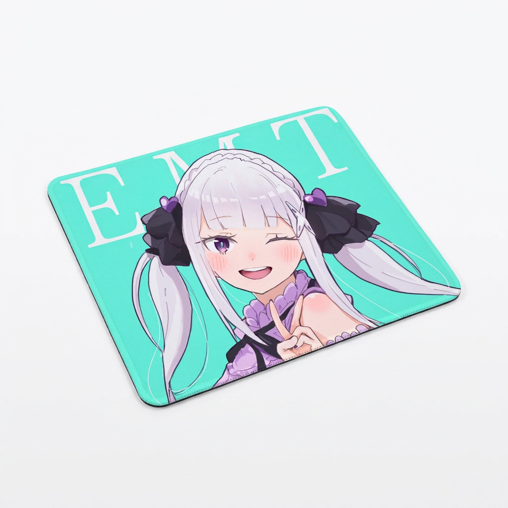 Коврик для мышки Re Zero Kara Hajimeru Isekai Seikatsu Эмилия 24х20 см (9731536-04-122)