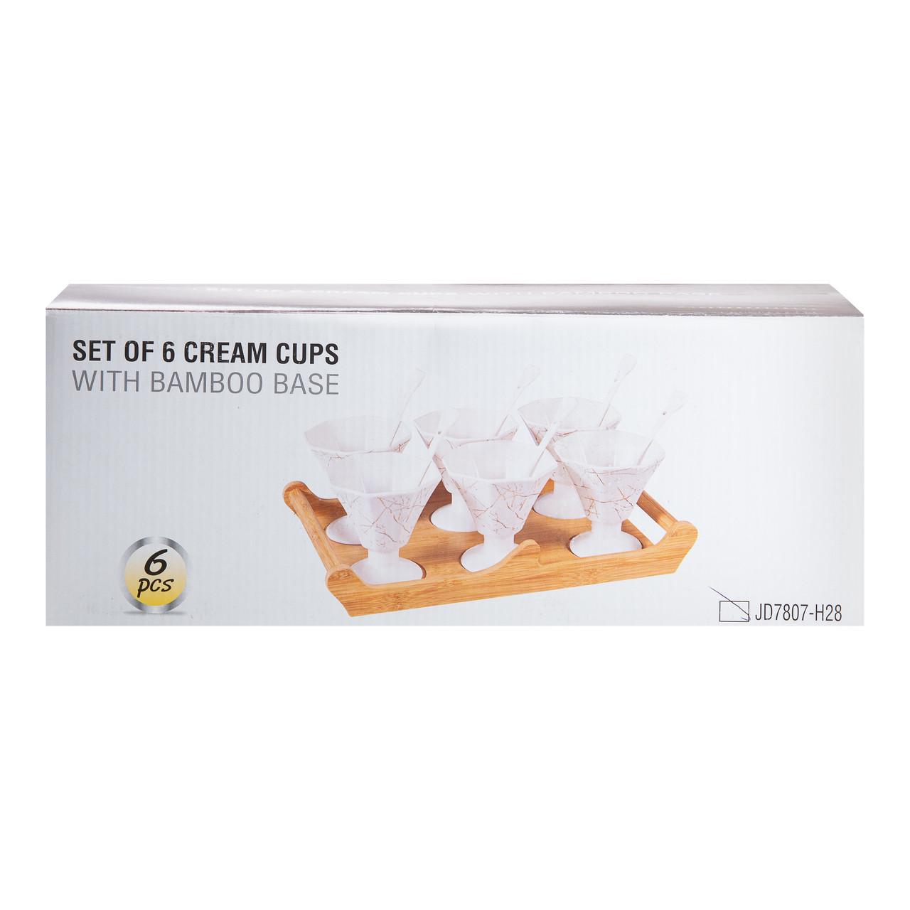 Набір креманок кераміка 200мл 6 шт. Білий (5068) - фото 19 Набір креманок кераміка 200мл 6 шт. Білий (5068) - фото 19