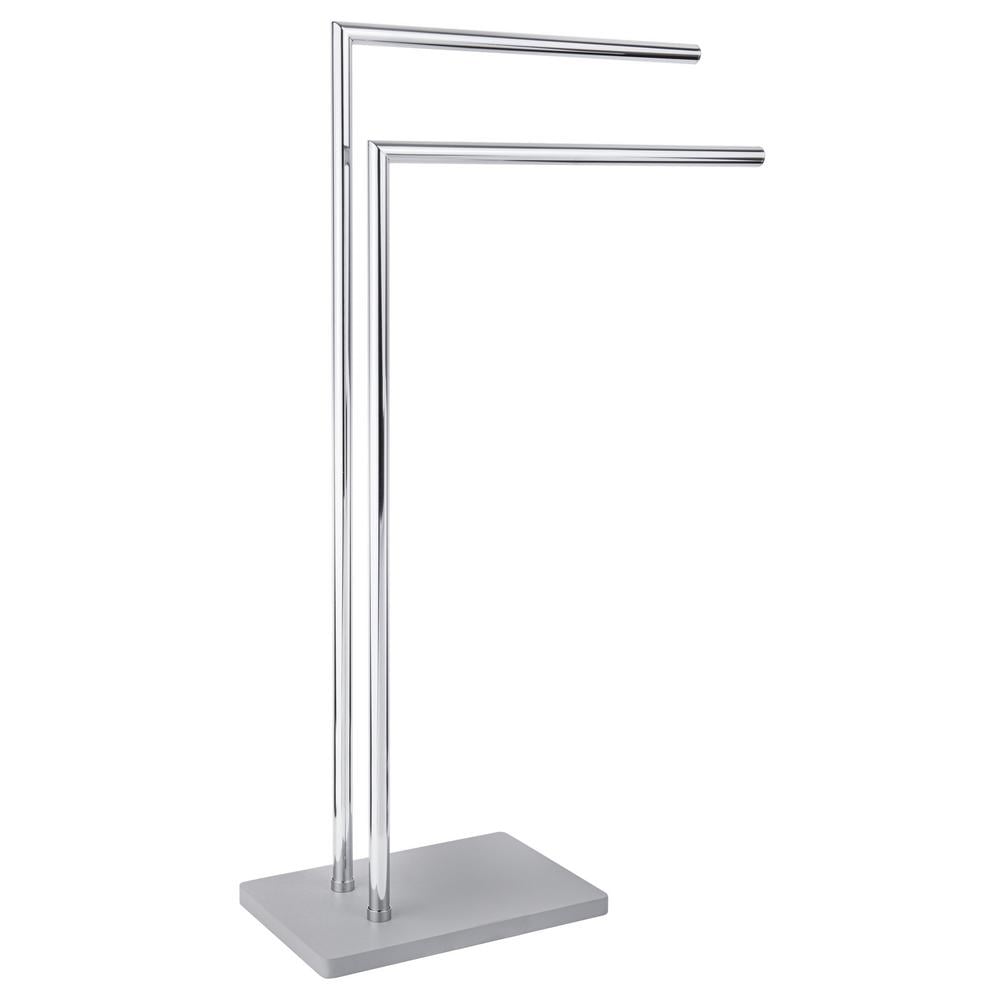 Вешалка для полотенец напольная Q-BATH хромированая сталь/полирезин (2341559)