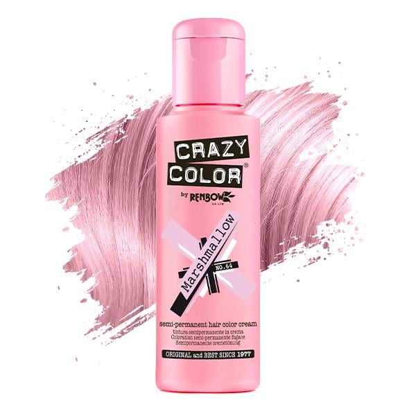 Тінт-фарба для волосся Crazy Color №64 без аміаку з кондиціонуючим ефектом для яскравого пастельного кольору 100 мл Маршмелоу (45862) Тінт-фарба для волосся Crazy Color №64 без аміаку з кондиціонуючим ефектом для яскравого пастельного кольору 100 мл Маршмелоу (45862)