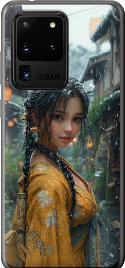 Чехол на Samsung Galaxy S20 Ultra Anime-girl (6133t-1831-42517)