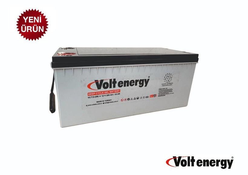 Акумулятор гелевий VOLTENERGY VLT 12V 200Ah - фото 2