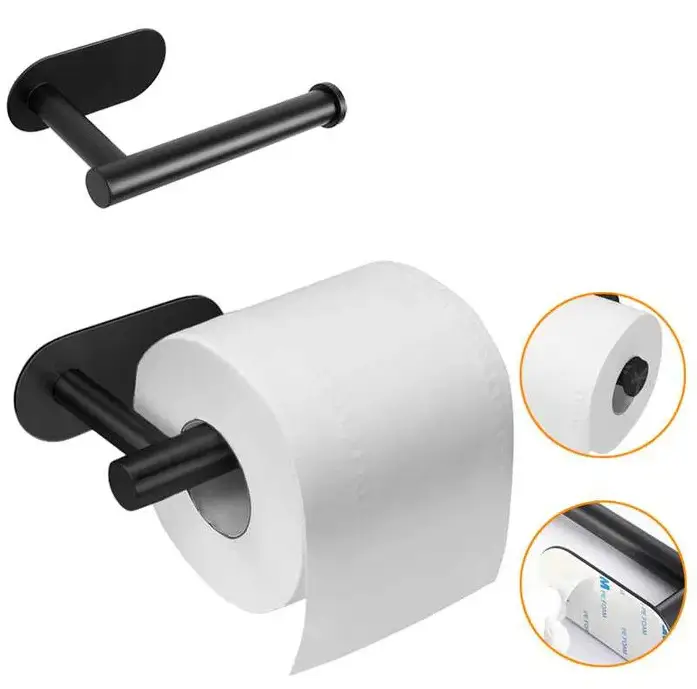 Держатель туалетной бумаги металл Черный - фото 12 Держатель туалетной бумаги металл Черный - фото 12