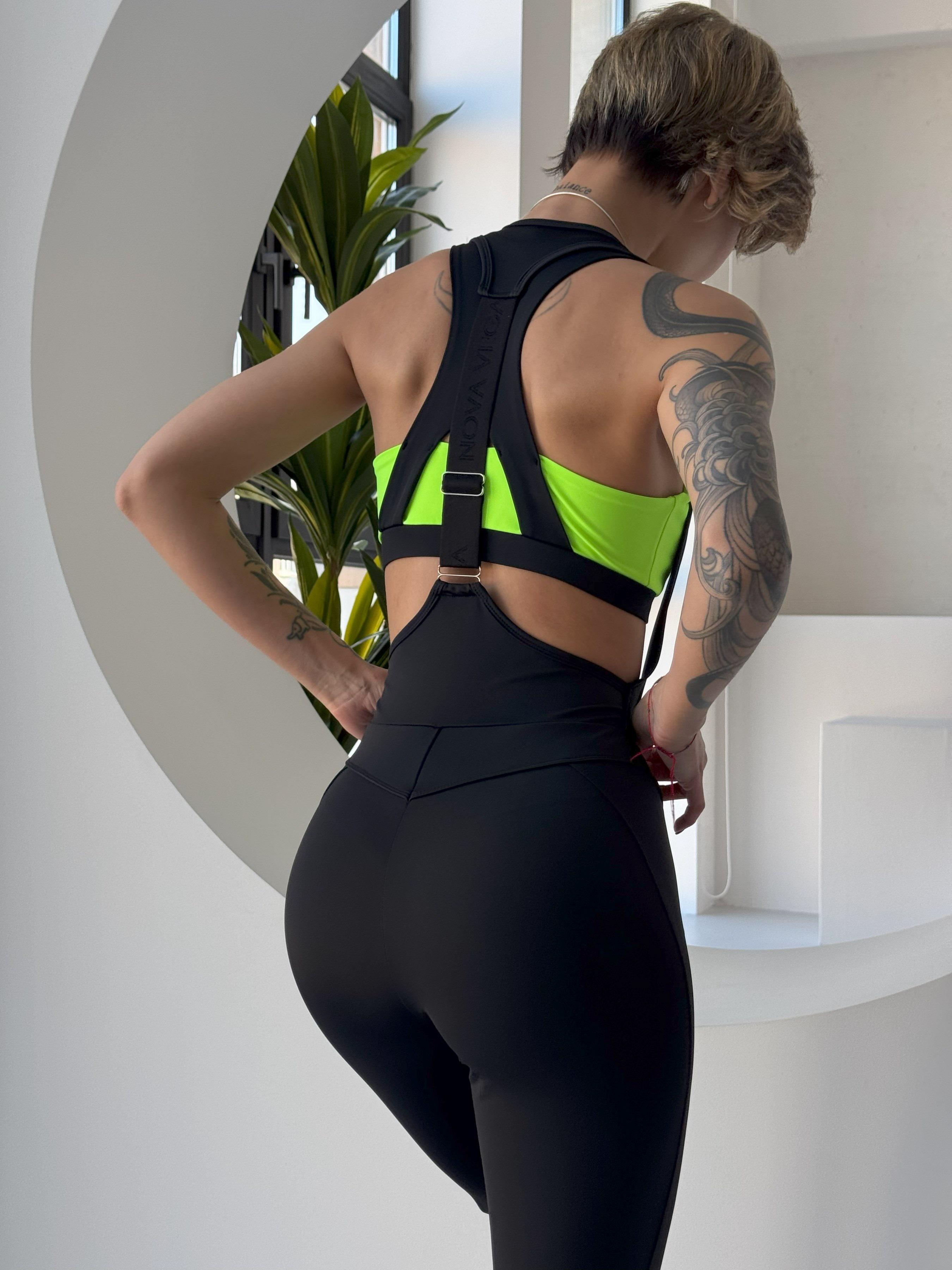 Комбінезон жіночий Nova Vega спортивний без топу XS Чорний (1195-0029) - фото 5 Комбінезон жіночий Nova Vega спортивний без топу XS Чорний (1195-0029) - фото 5