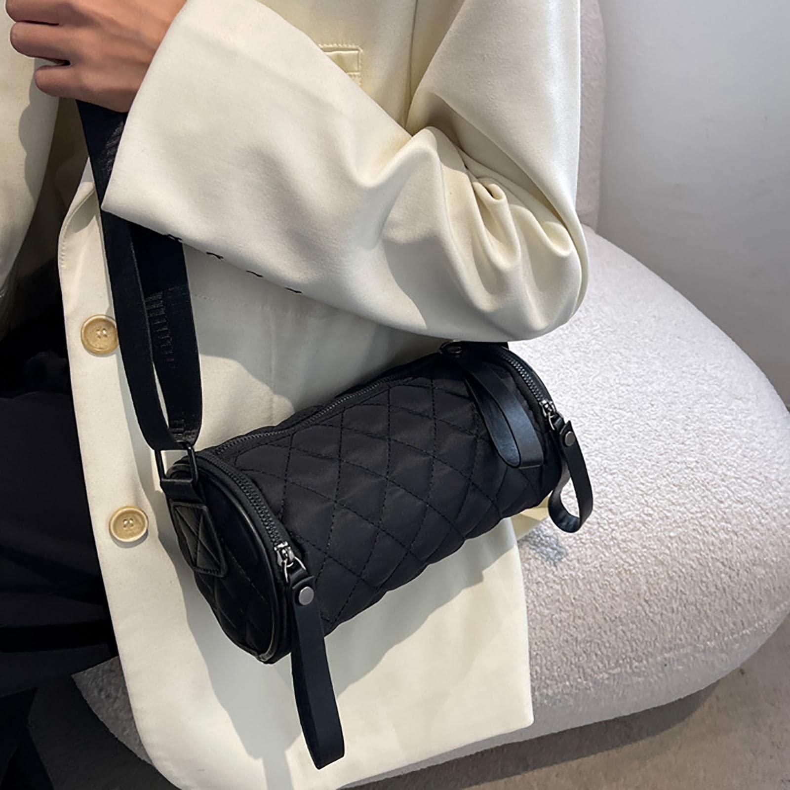 Сумка крос-боді RomiasBag стьобана жіноча Чорний (2101) - фото 6