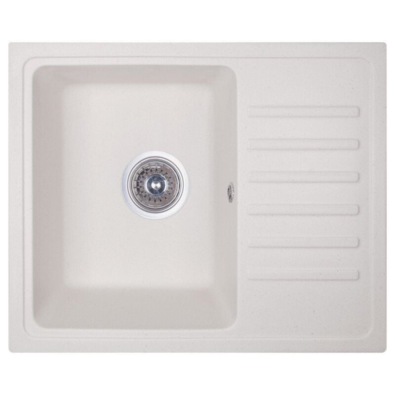 Мойка для кухни Cosh 5546 COSH5546K203 с сифоном 550x450 мм Белый (62161)