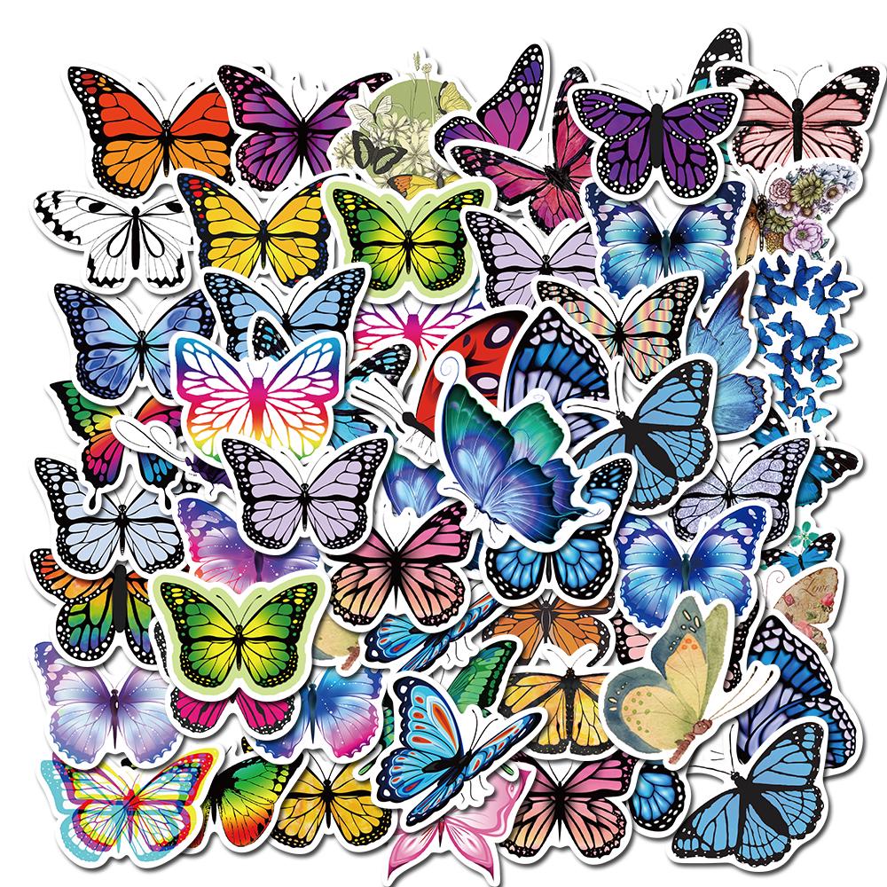 Набір наклейок Butterflies Cute 50 шт.