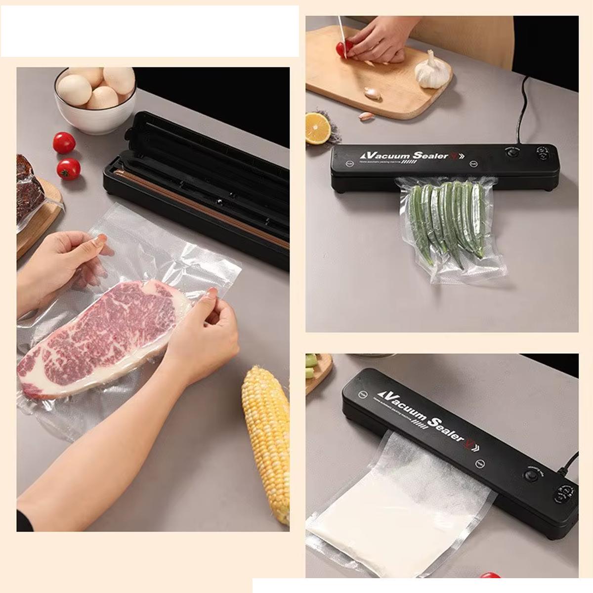 Вакууматор бытовой Vacuum Sealer V ZJ-0010 90W Black (200293) - фото 6 Вакууматор бытовой Vacuum Sealer V ZJ-0010 90W Black (200293) - фото 6