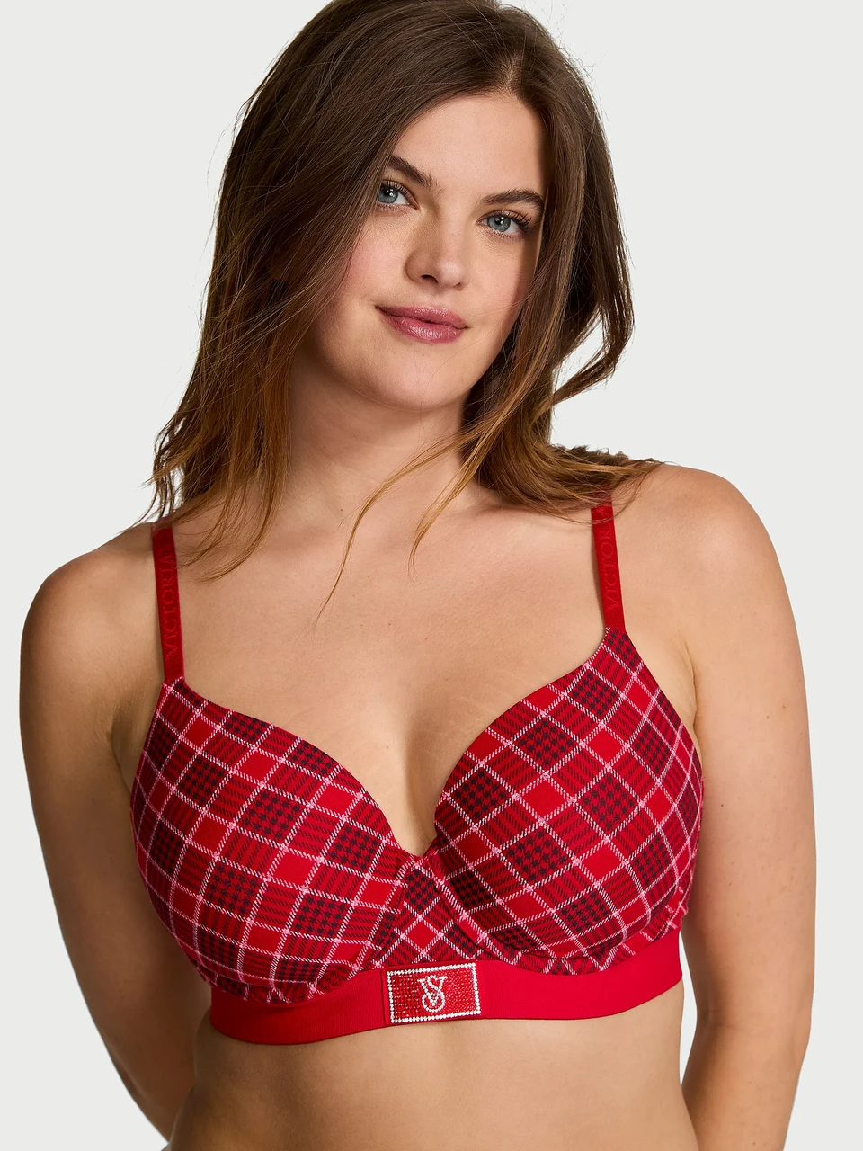 Бюстгальтер из Т-shirt Victoria's Secret 75В Красный (100404627)
