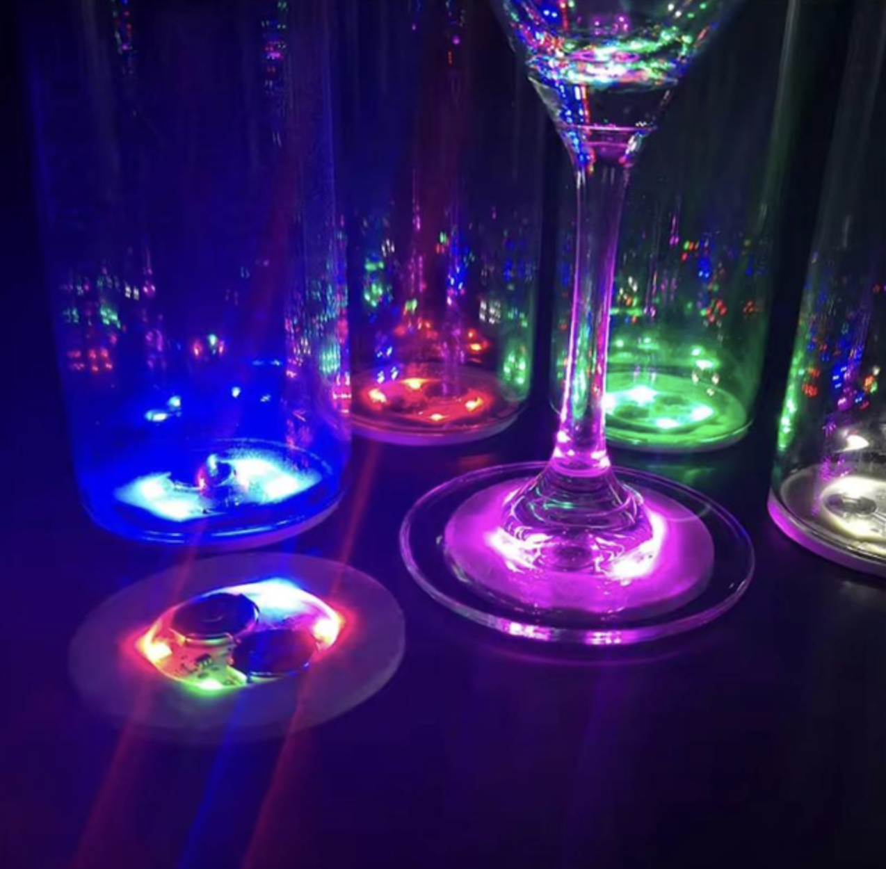 Підстаканник з світодіодною підсвіткою 1 шт. Blue (545164455) - фото 3 Підстаканник з світодіодною підсвіткою 1 шт. Blue (545164455) - фото 3