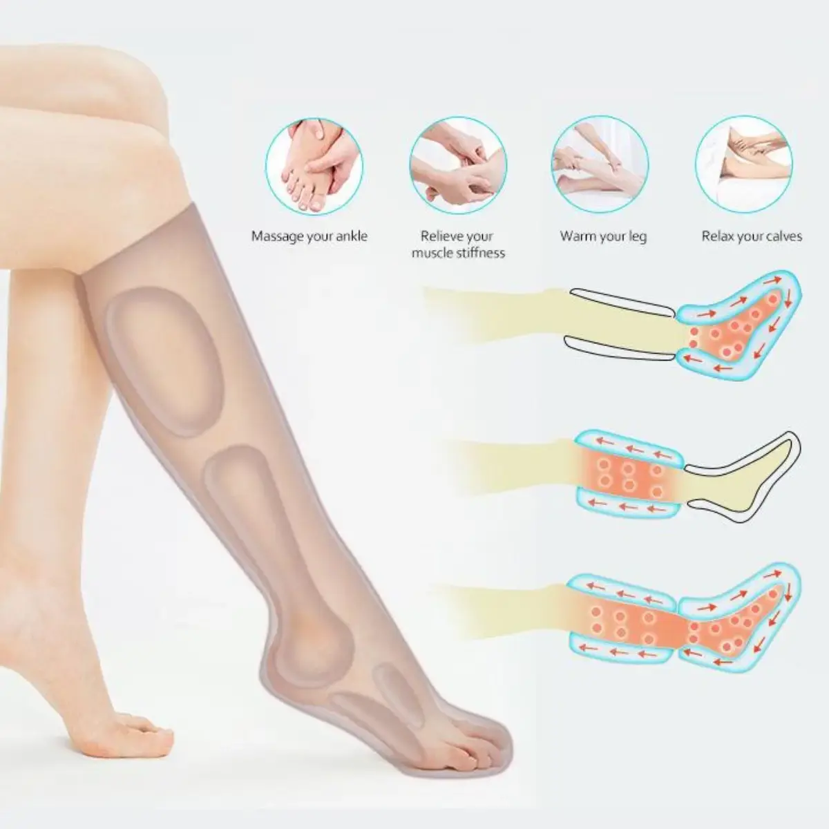 Масажер для пресотерапії та лімфодренаж для ніг UPGRADE (UPGRADE) - фото 3 Масажер для пресотерапії та лімфодренаж для ніг UPGRADE (UPGRADE) - фото 3