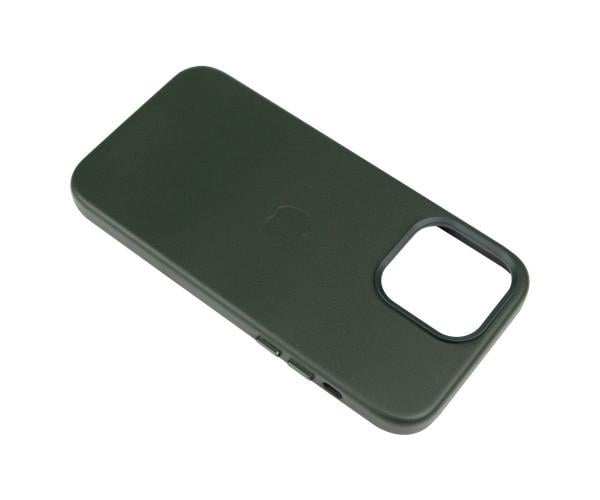 Чохол-накладка Leather Case для Apple iPhone 14 Pro Max Sequoia green - фото 2