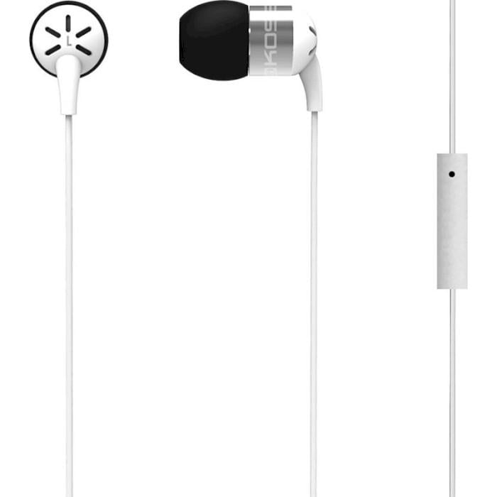 Наушники Koss KEB25iW In-Ear Mic 1,2 м White (189650.101) - фото 1