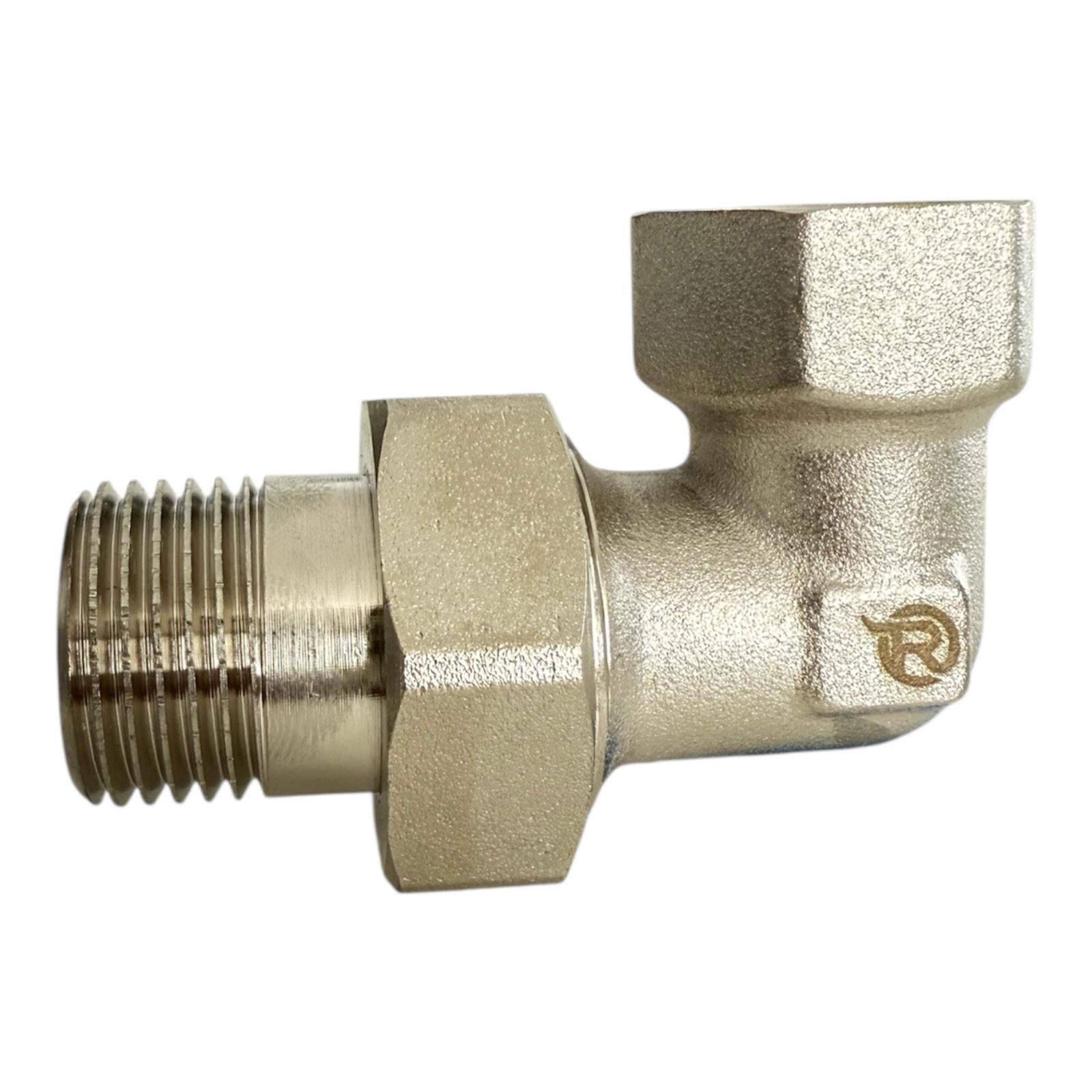 Сгон американка REIGER 1/2" угловой никель (00-00009486)