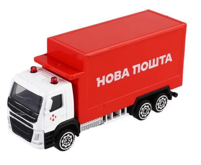 Іграшковий автомобіль модельний Volvo Нова пошта (MTT-170465)