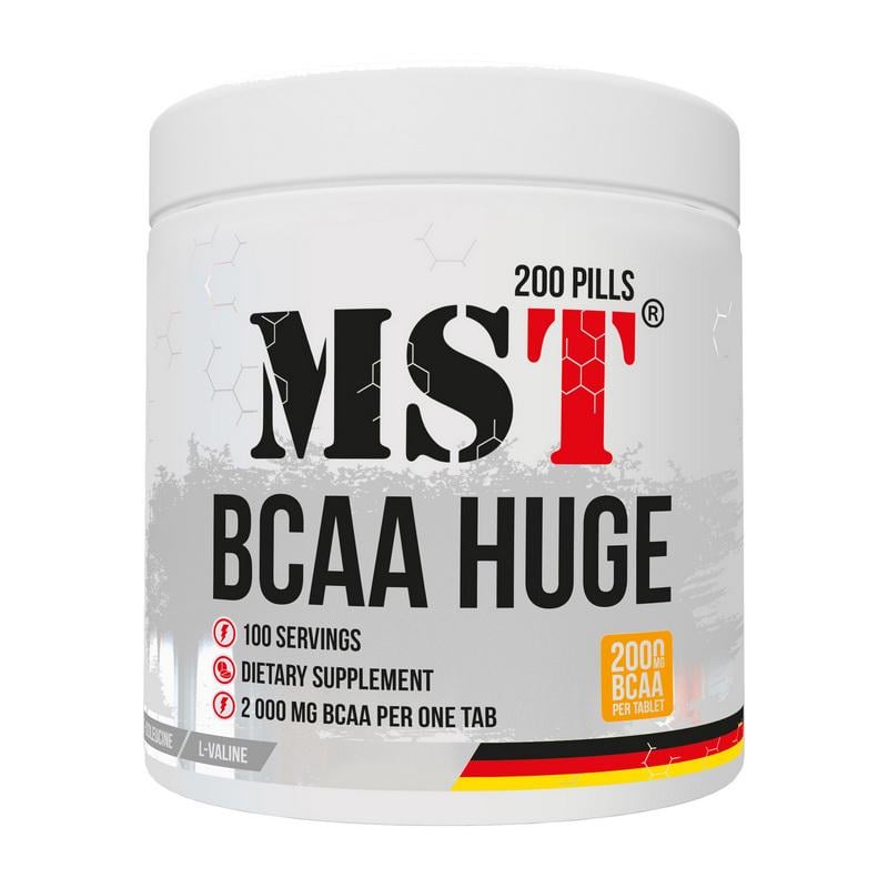 Аминокислоты MST BCAA HUGE 200 табл.