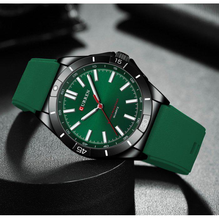 Часы наручные мужские Curren West Green (1481) - фото 2 Часы наручные мужские Curren West Green (1481) - фото 2