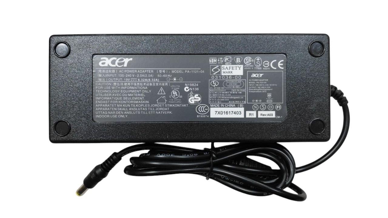 Блок питания для ноутбука Acer 120W 19V 6,32A 5,5x1,7 мм (009204)