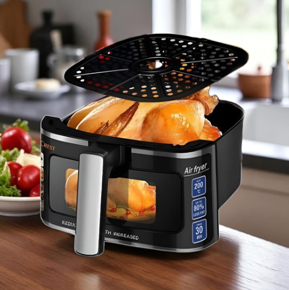 Аерогриль сенсорний Zepline з таймером 8 л 3500 Вт - фото 9 Аерогриль сенсорний Zepline з таймером 8 л 3500 Вт - фото 9